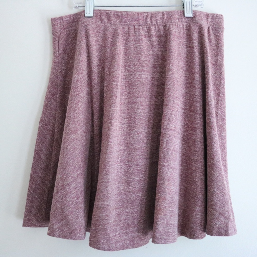 Red Heather Circle Skirt